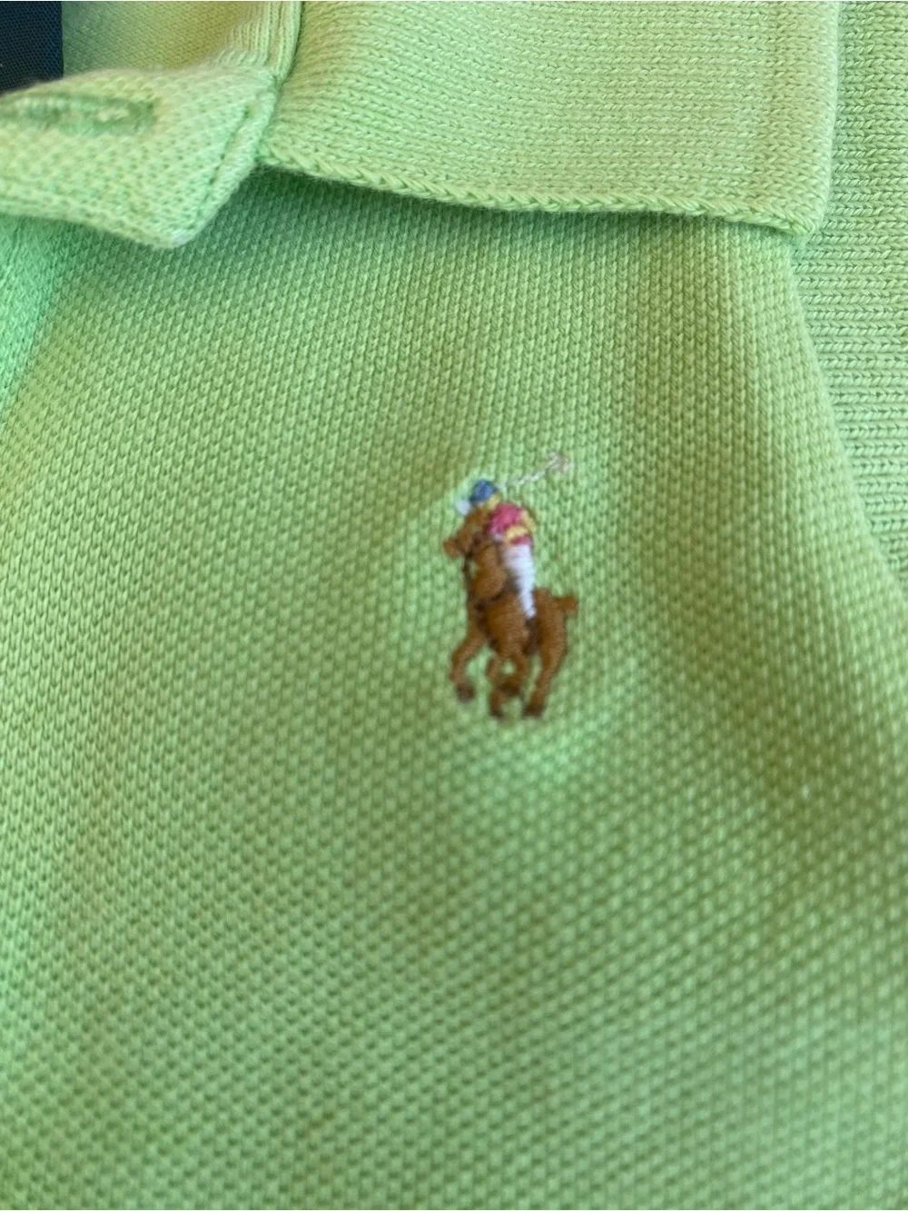 Ralph Lauren Girls' Light Green Sleeveless Polo Tank pony logo preppy size 4
